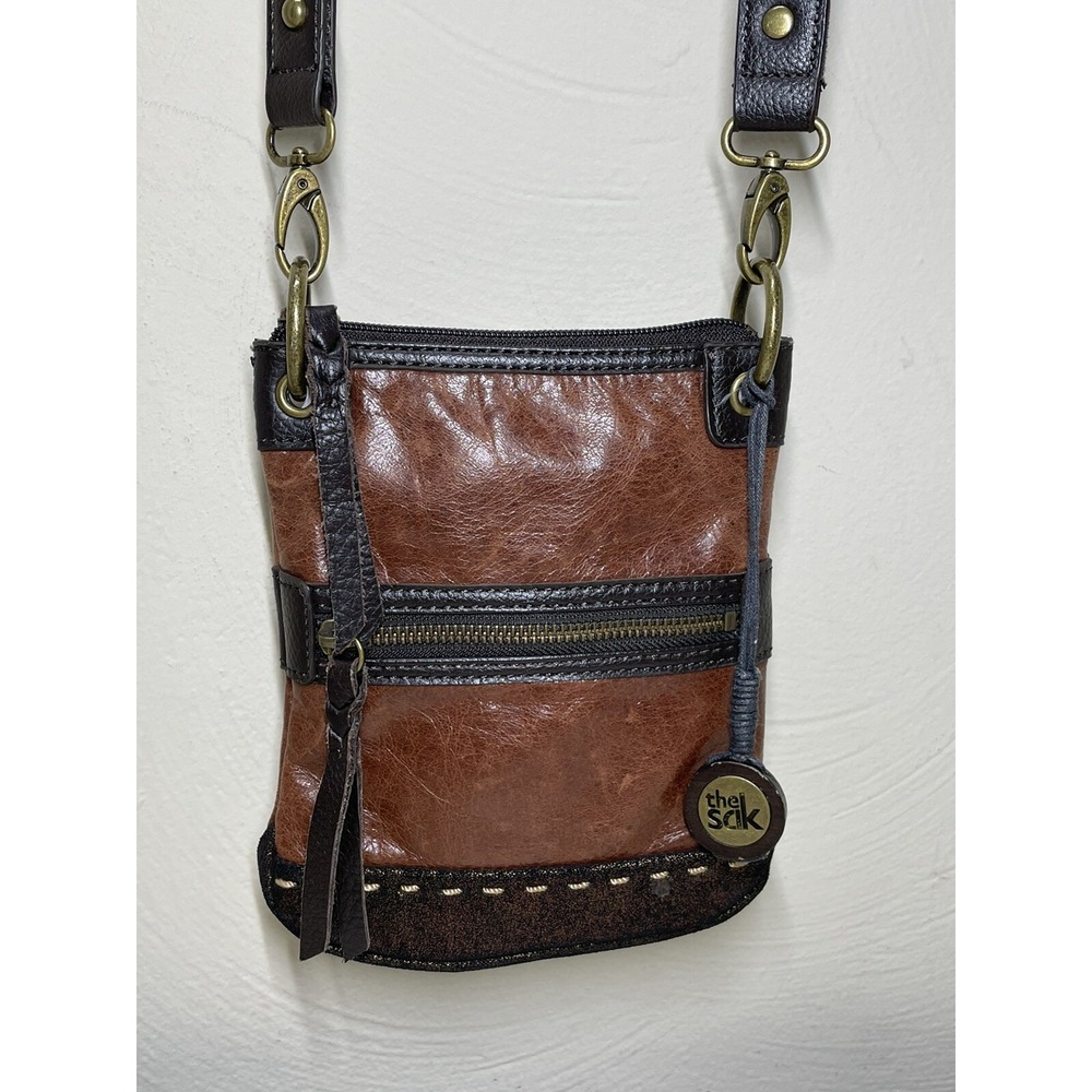 The Sak Crossbody bag brown leatther
